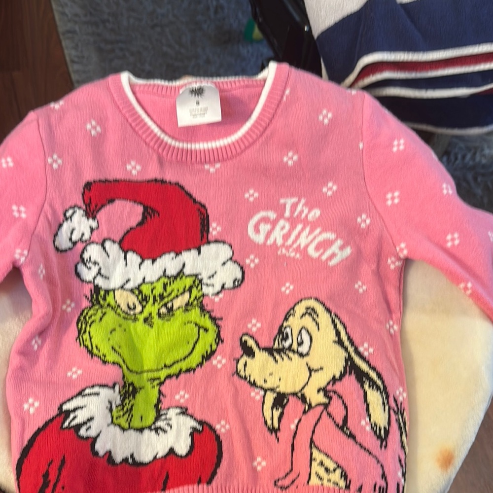 Pink Grinch Sweater